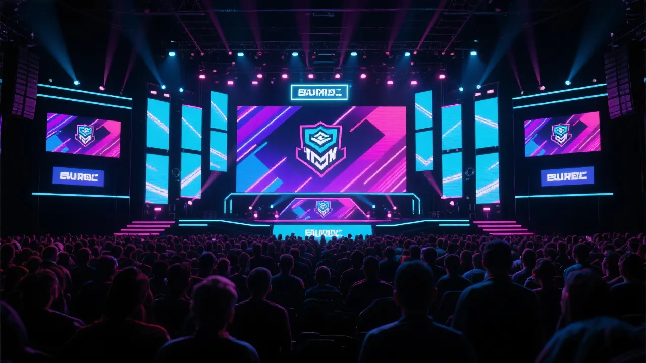 LCK 赛场全景示意图