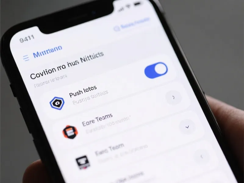 智能通知设置界面